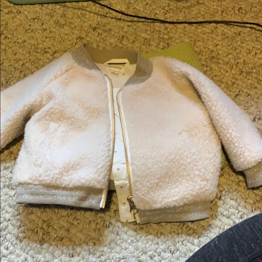 Cream and ivory Gymboree coat